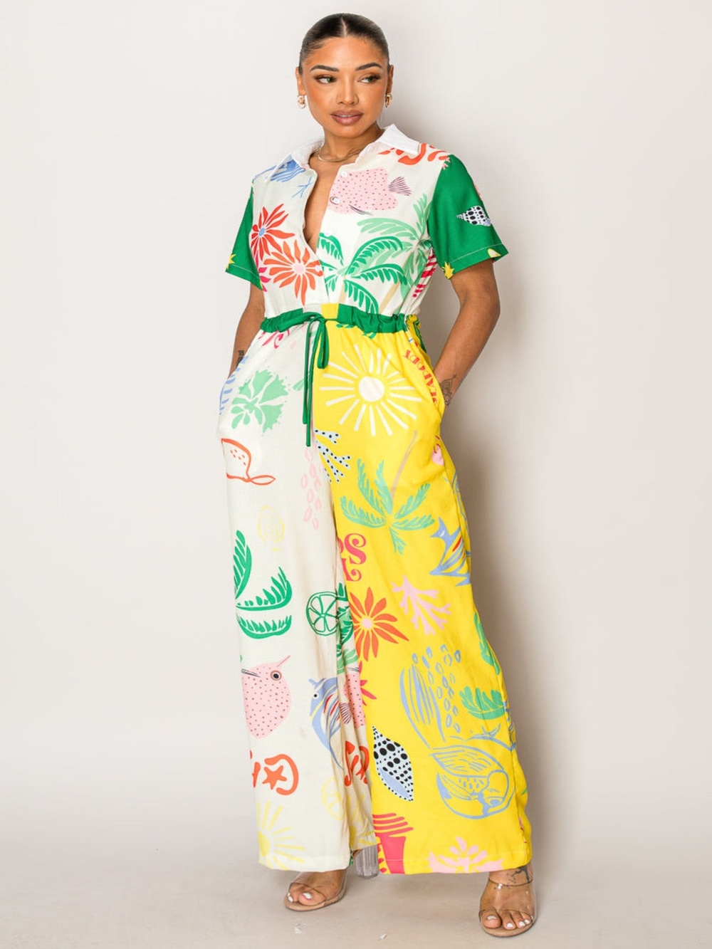 Endless Moon Tropical Sunrise Jumpsuit
